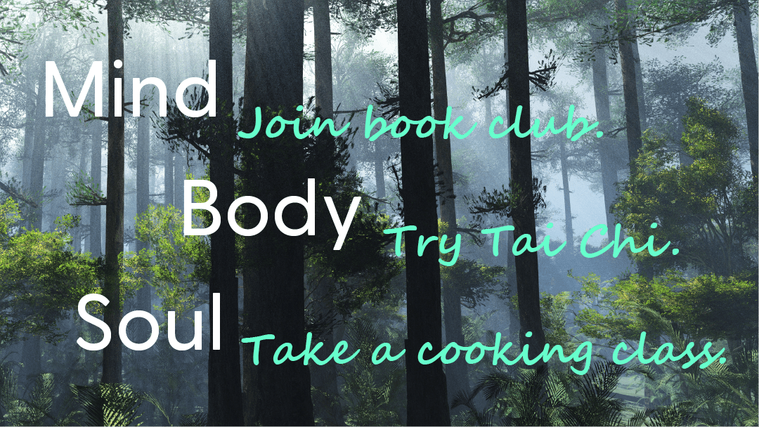 Join a book club. Try Tai Chi. Take a Cooking Class. Do it all at Sage Health.