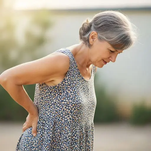 woman that has back pain